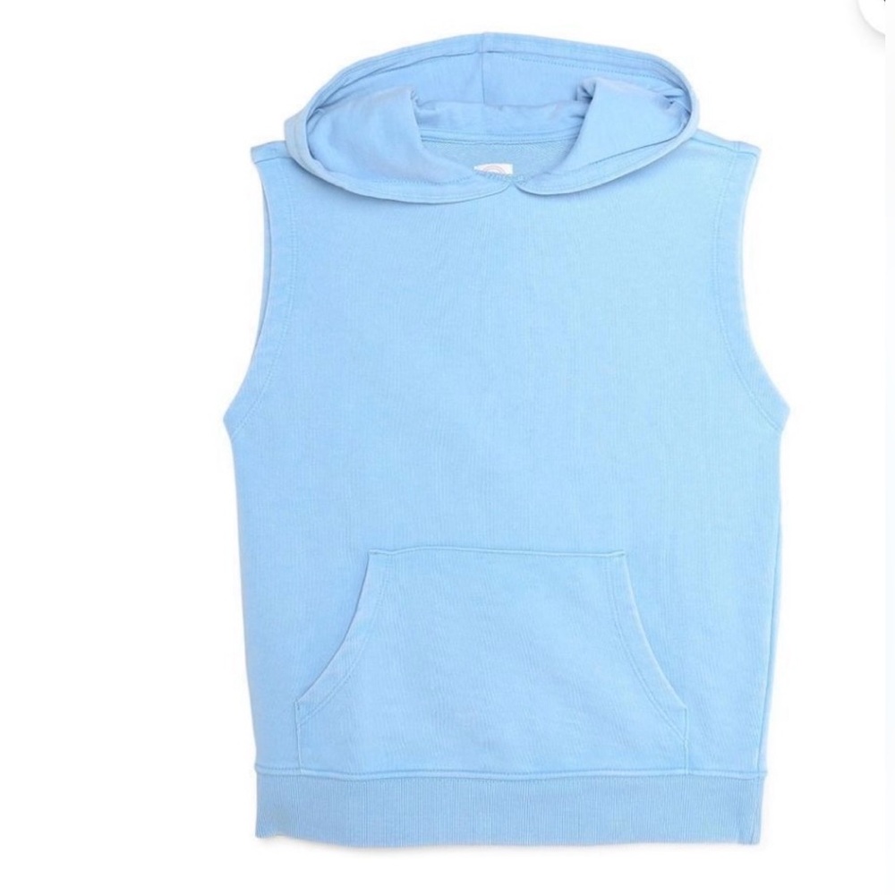 Kids Blue Sleeveless Hoodie NWT